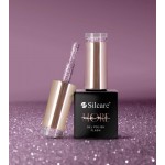 Oja Semipermanenta maniMORE Silcare Summer Violet, cu sclipici 10g